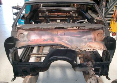 67 Camaro Rusted Cowl Panel